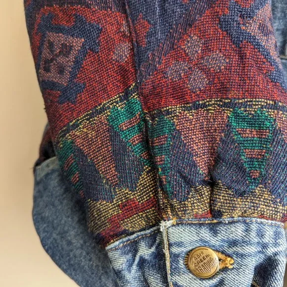 Ash Creek Trading Tapestry Southwestern Denim Jacket - Picture 7 of 14